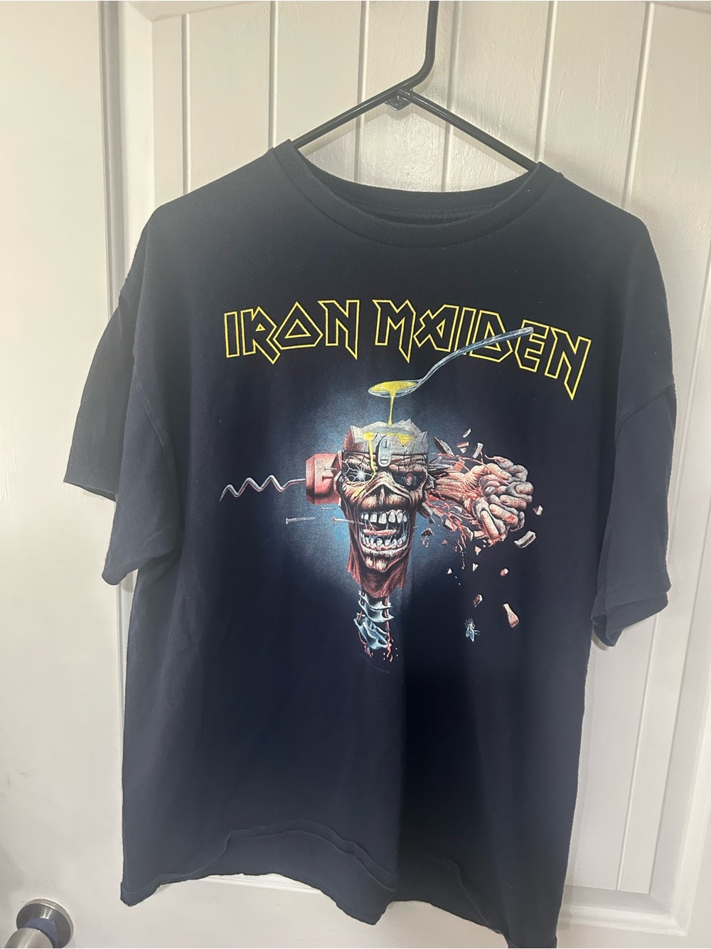 Iron Maiden Graphic Tee - Black unisex Short Sleeve Shirt